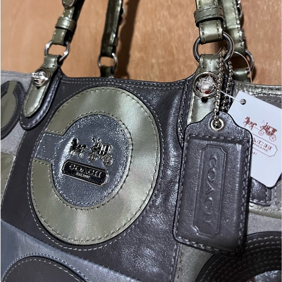 Coach Mia Inlay C tote EUC W/ tags (store display) - Picture 2 of 11